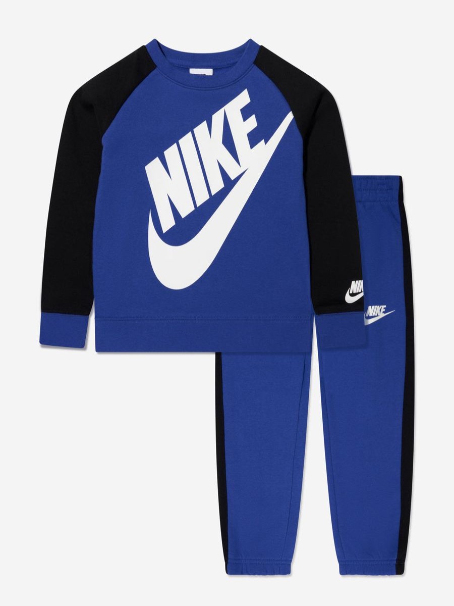 Baby Nike Tracksuits | Boys Oversized Futura Crew Tracksuit In Blue