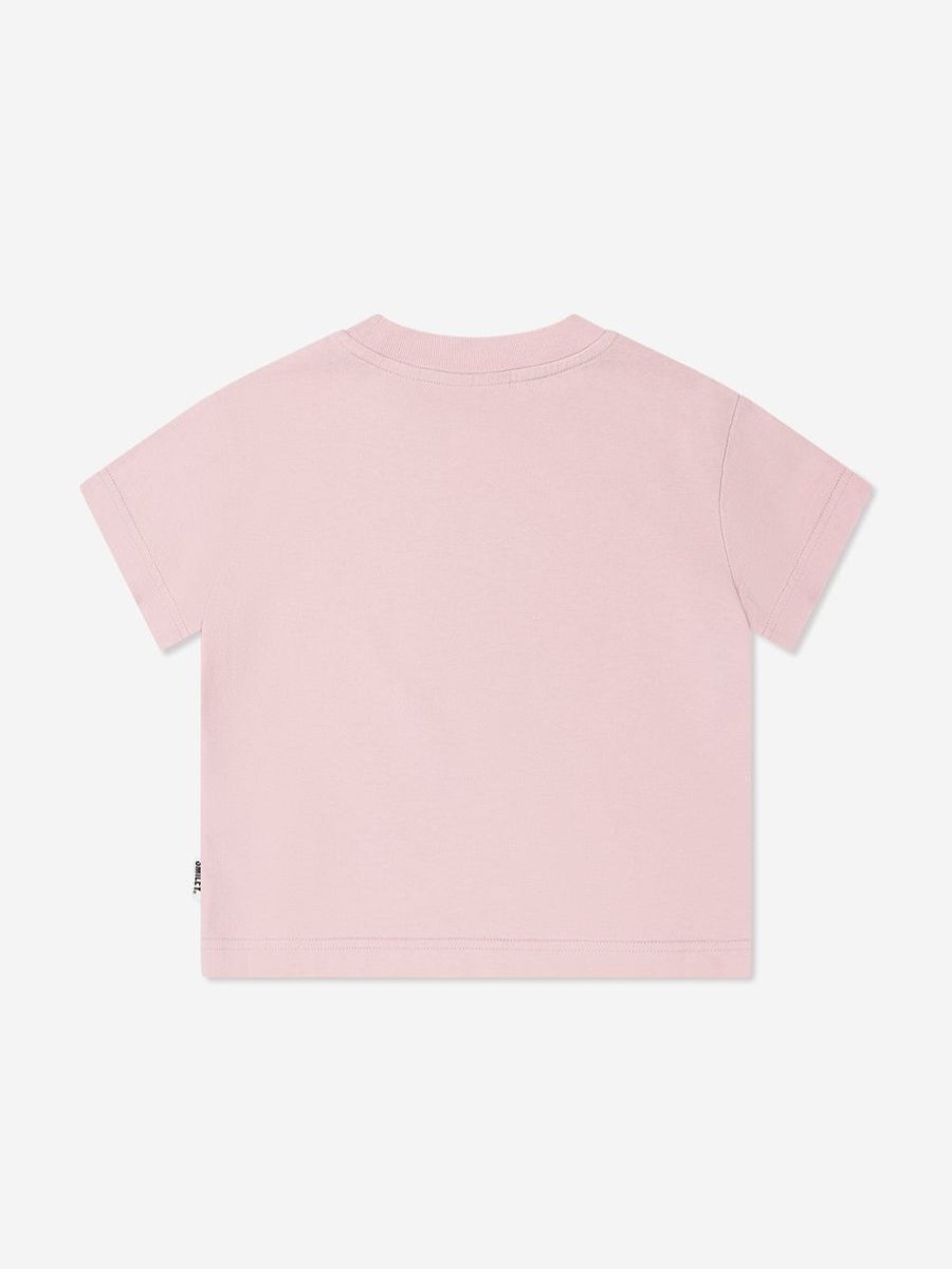 Girls Palm Angels Tops & T-Shirts | Girls Smiley Bear T-Shirt In Pink