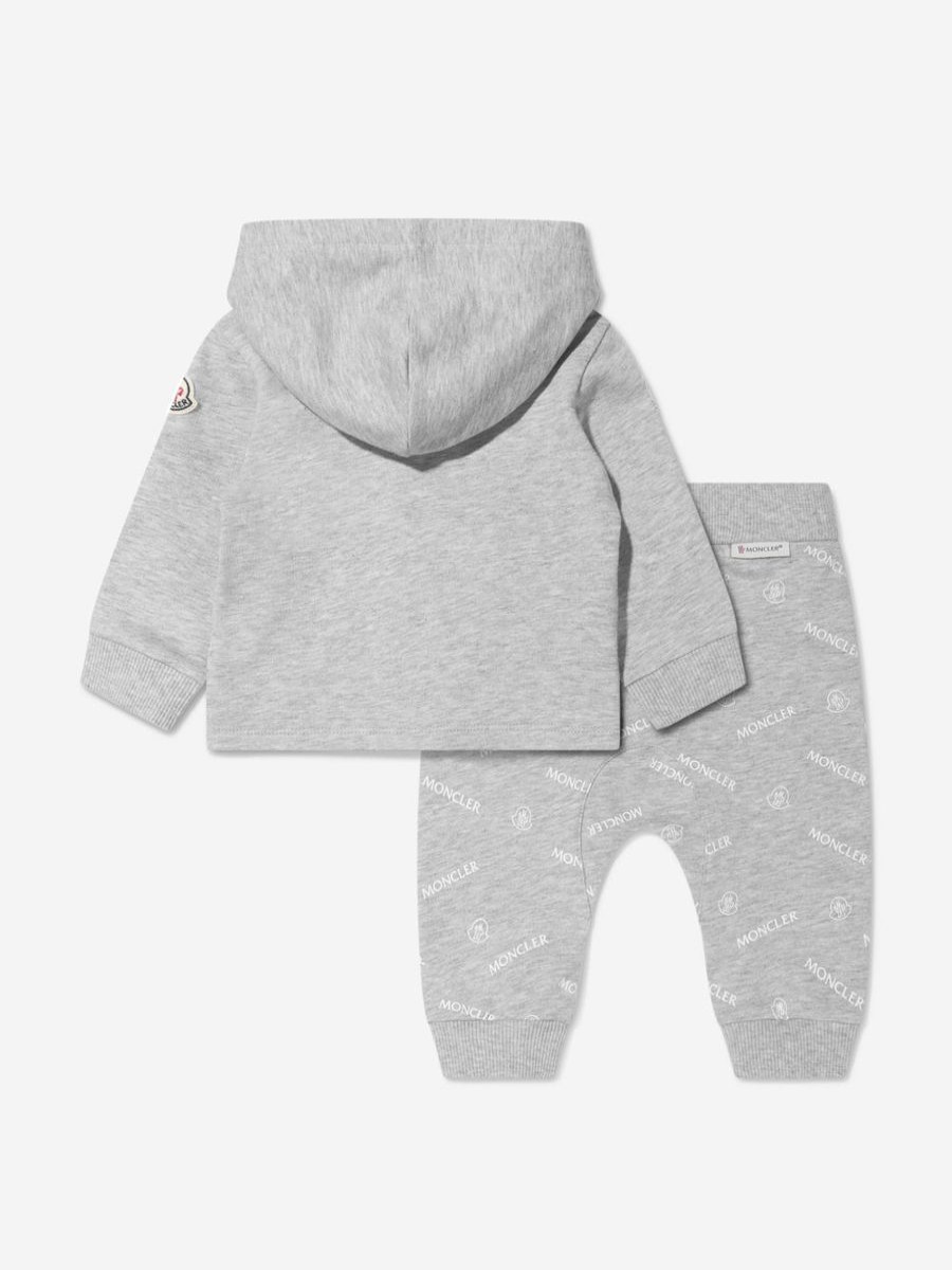 Girls Moncler Enfant Tracksuits | Baby Logo Tracksuit In Grey