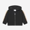 Baby Burberry Kids Sweatshirts & Hoodies | Baby Boys Timmy Zip Up In Black