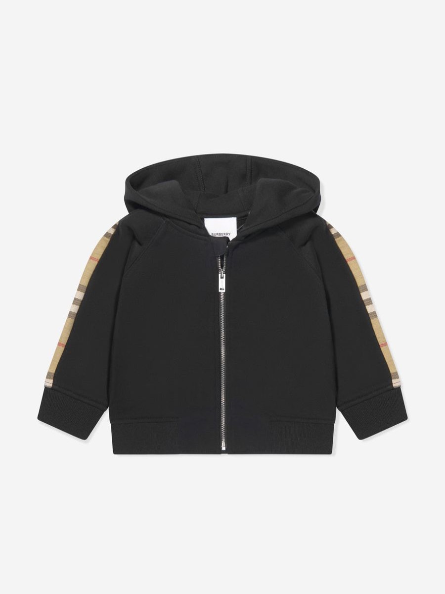 Baby Burberry Kids Sweatshirts & Hoodies | Baby Boys Timmy Zip Up In Black