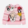 Girls MARC JACOBS Jumpers & Cardigans | Girls Looney Tunes Jumper In Pink