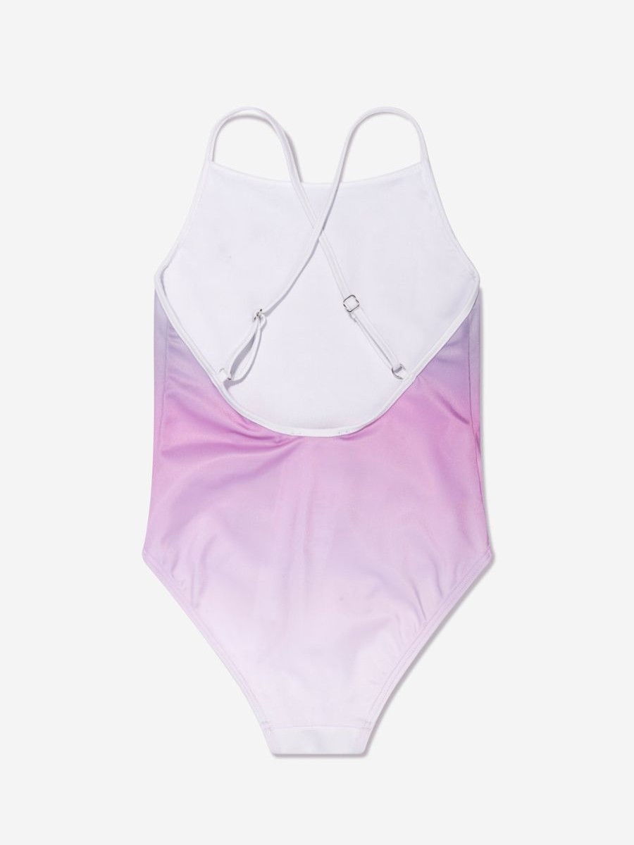 Girls Emporio Armani Swimwear | Girls Logo Swimsuit In Pink