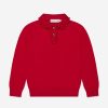 Girls Bonpoint Jumpers & Cardigans | Girls Brynja Wool Jumper In Red