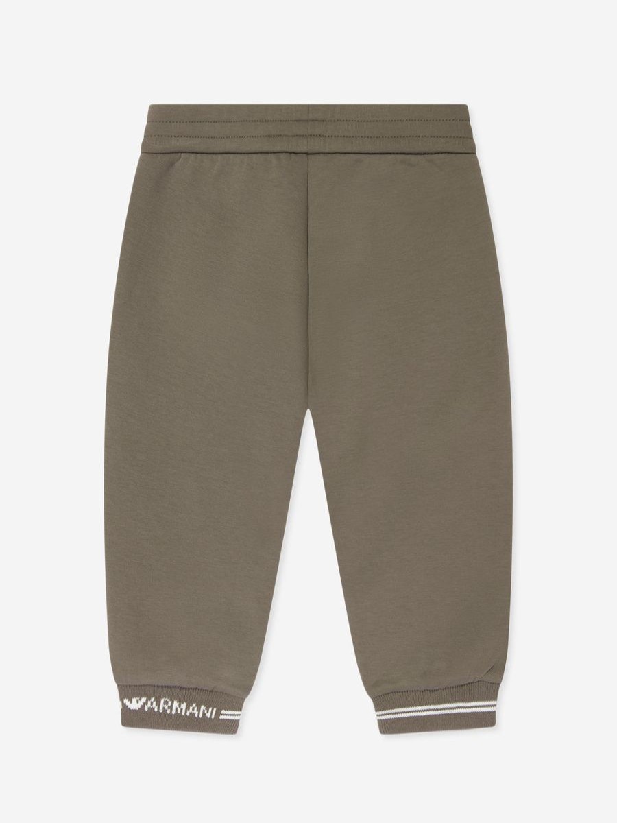 Baby Emporio Armani Sweatpants | Baby Boys Logo Jogges In Brown