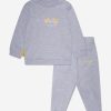 Baby Off-White Tracksuits | Baby Boys Funny Tracksuit In Grey