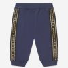 Baby Balmain Sweatpants | Baby Logo Joggers In Navy