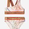 Teen Molo Swimwear | Girls Recycled Polyester Palm Leaves Bikini