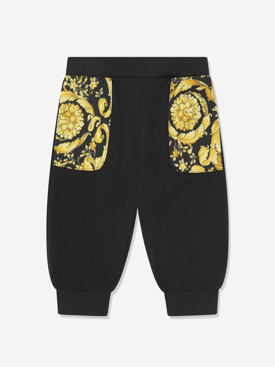 Baby Versace Sweatpants | Baby Barocco Joggers In Black