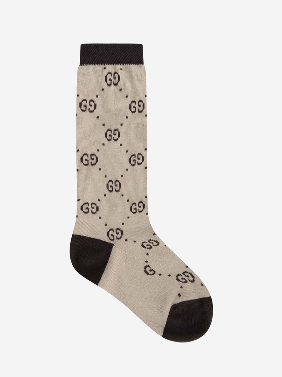 Girls Gucci Kids Socks & Tights | Unisex Cotton Gg Socks