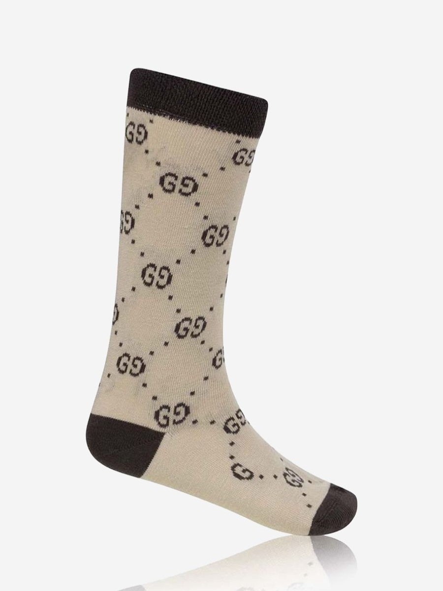 Girls Gucci Kids Socks & Tights | Unisex Cotton Gg Socks