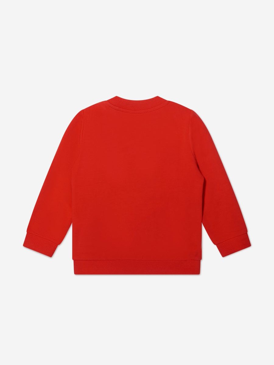 Baby Moschino Kids Sweatshirts & Hoodies | Baby Teddy Holiday Sweatshirt In Red