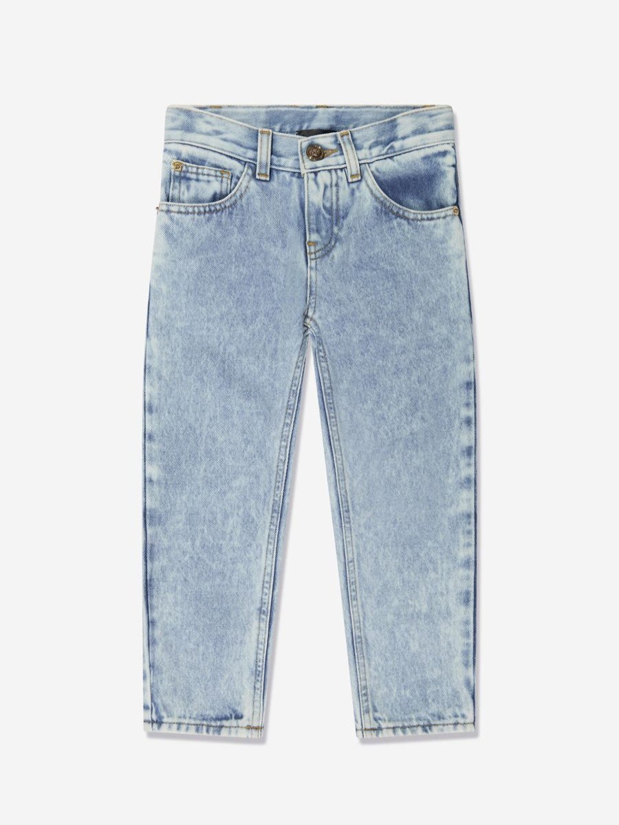 Girls Versace Jeans | Girls Slim Fit Jeans In Blue