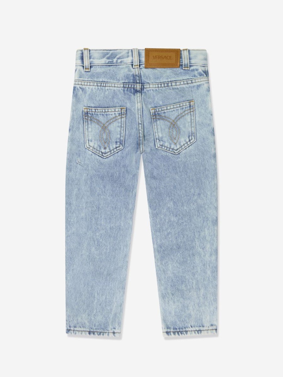 Girls Versace Jeans | Girls Slim Fit Jeans In Blue