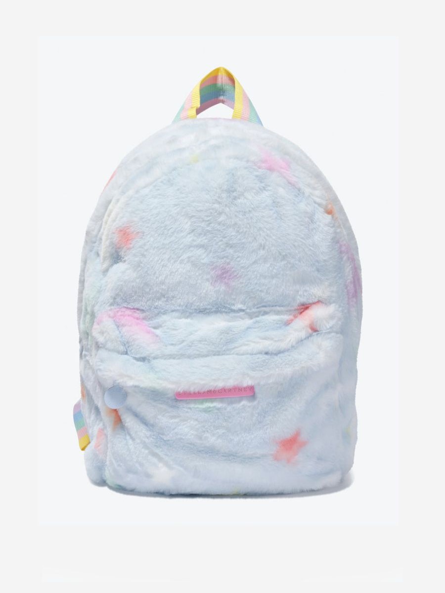 Girls Stella McCartney Kids Bags & Backpacks | Girls Faux Fur Backpack In Blue