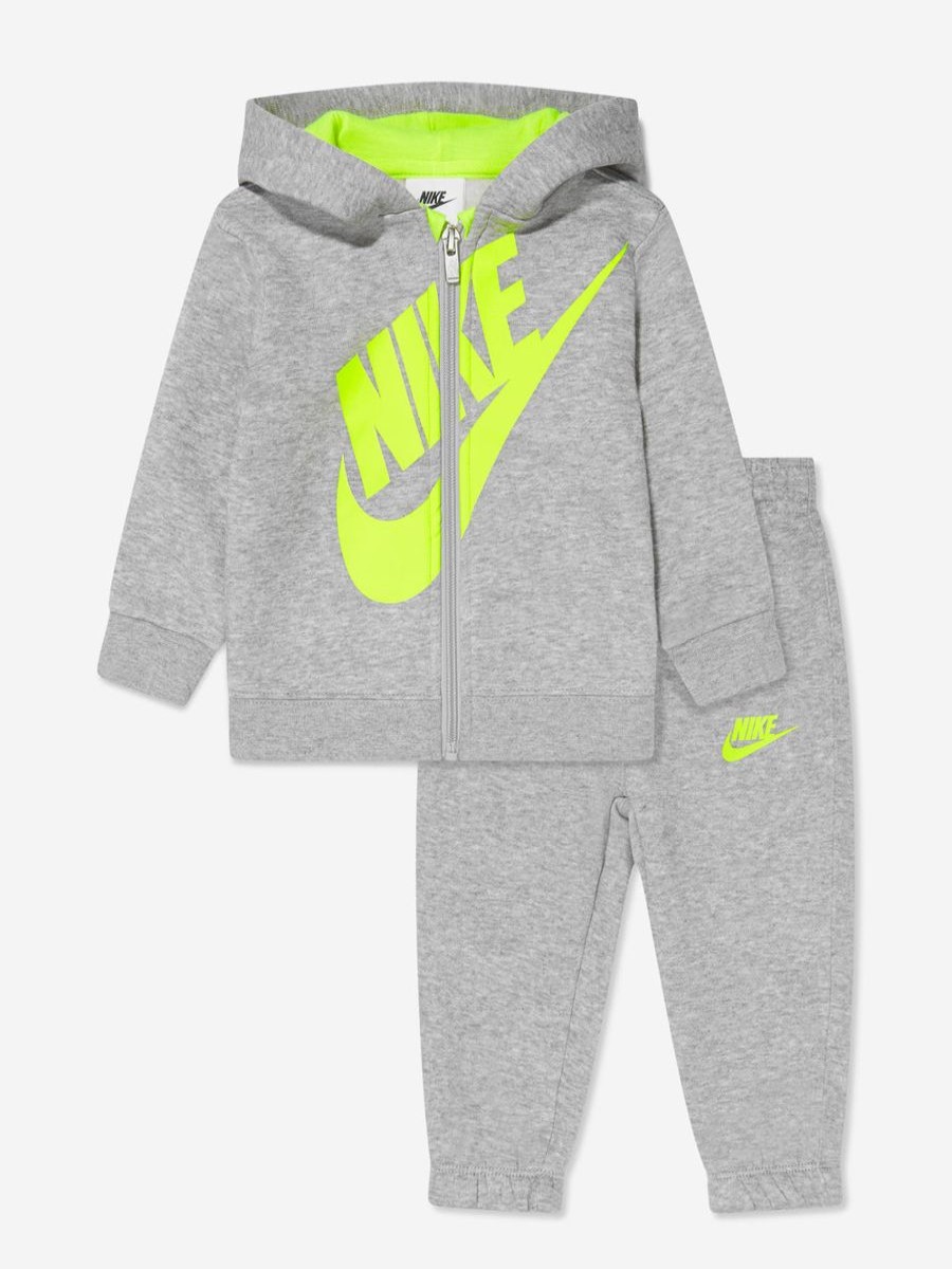 Baby Nike Tracksuits | Baby Boys Sueded Futura Tracksuit In Grey