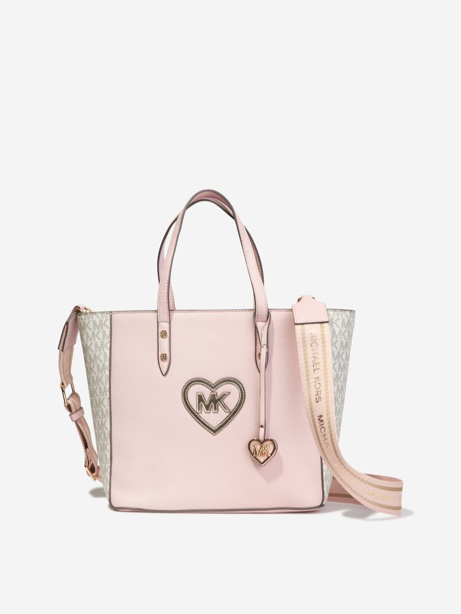 Girls Michael Kors Bags & Backpacks | Girls Logo Tote Bag In Pink