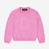 Girls Versace Jumpers & Cardigans | Baby Girls Logo Jumper In Pink