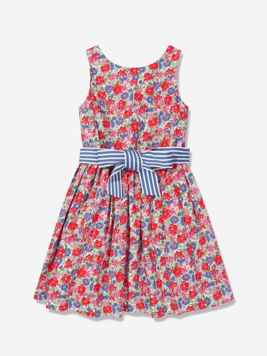 Teen Ralph Lauren Kids Sweatshirts & Hoodies | Girls Sleeveless Floral Dress In Multicolour