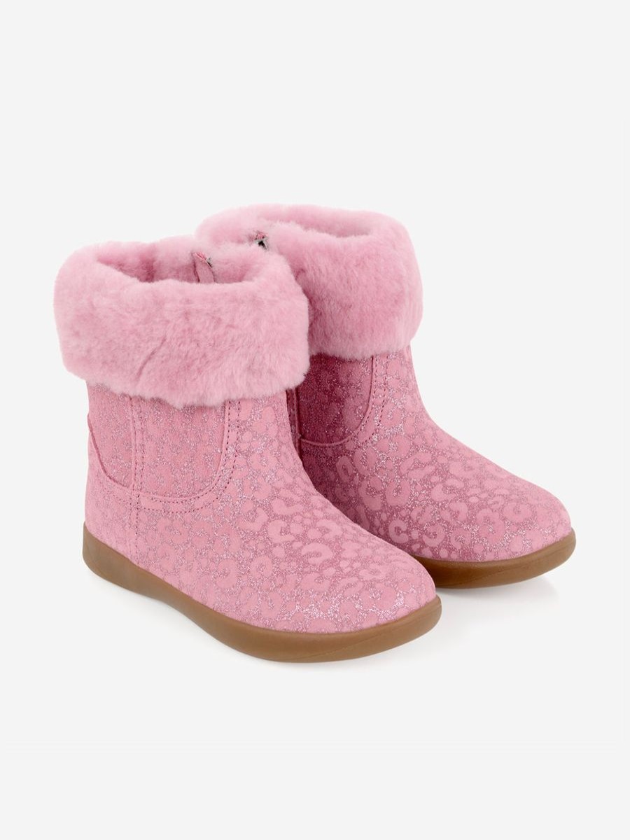 Girls UGG Boots | Ugg Girls Jorie Glitter Leopard Booties