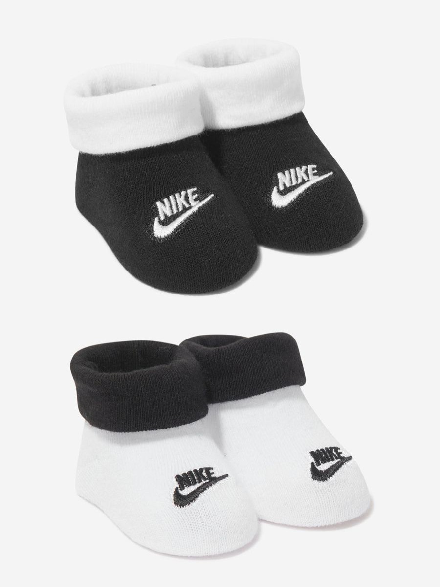 Baby Nike Socks & Tights | Baby Boys Futura Bootie Socks Set In Black