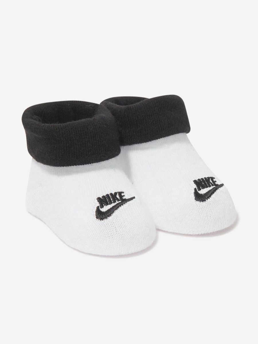 Baby Nike Socks & Tights | Baby Boys Futura Bootie Socks Set In Black