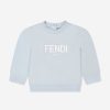 Baby Fendi Kids Sweatshirts & Hoodies | Baby Logo Sweatshirt In Blue