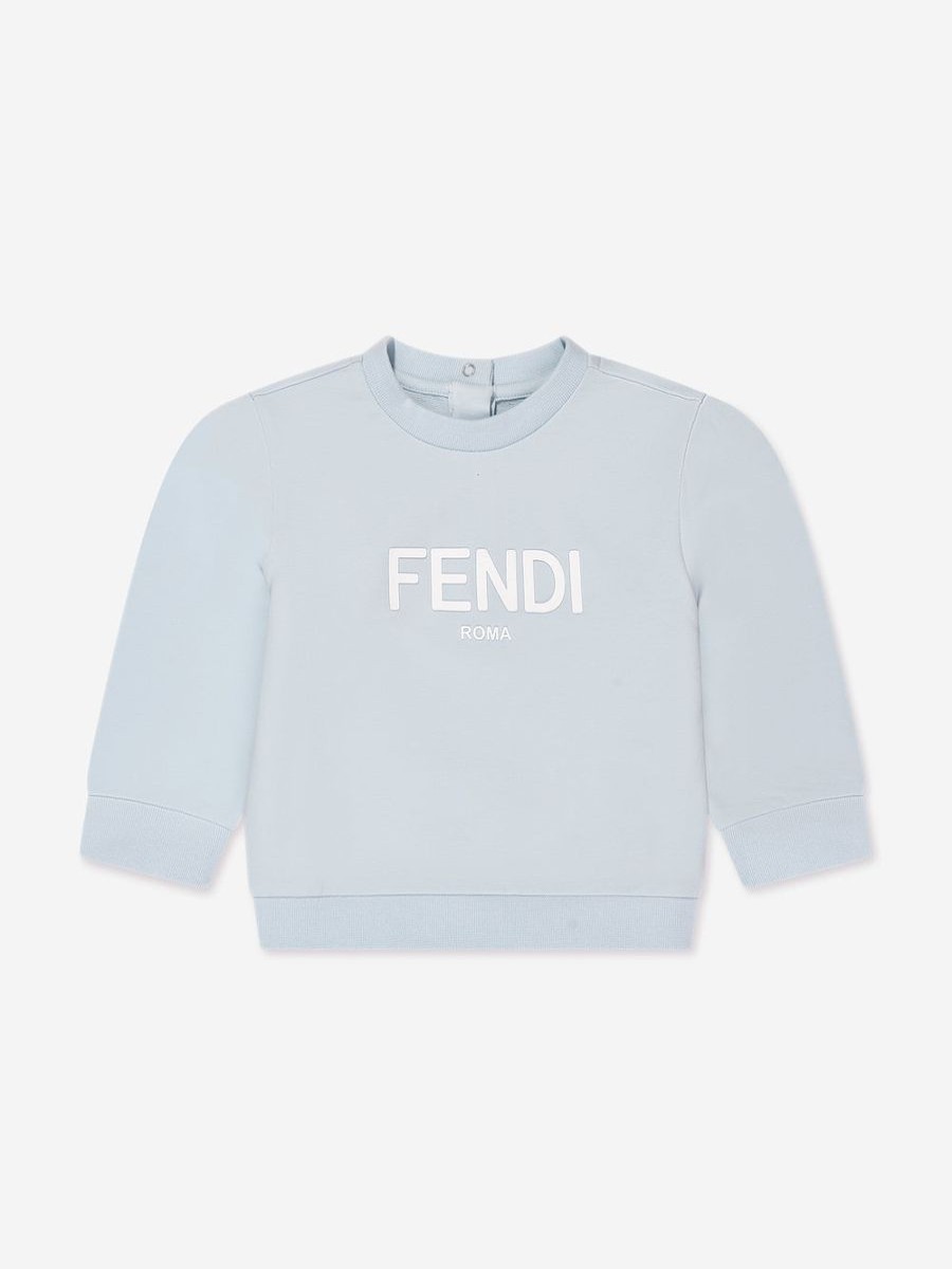 Baby Fendi Kids Sweatshirts & Hoodies | Baby Logo Sweatshirt In Blue