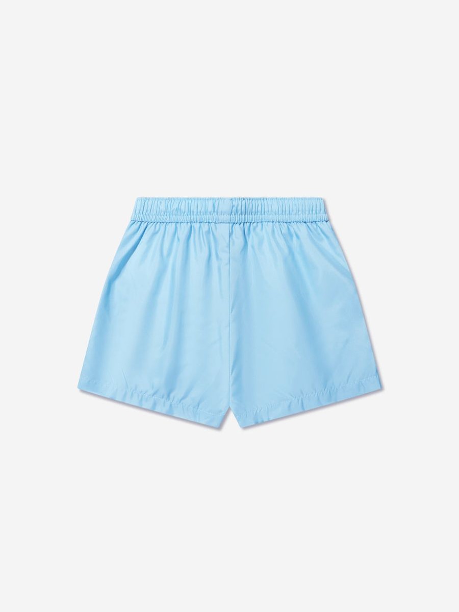 Teen Moschino Kids Swimwear | Boys Teddy Logo Swim Shorts In Blue