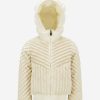 Teen Moncler Enfant Shorts | Girls Down Pedrix Jacket In Ivory