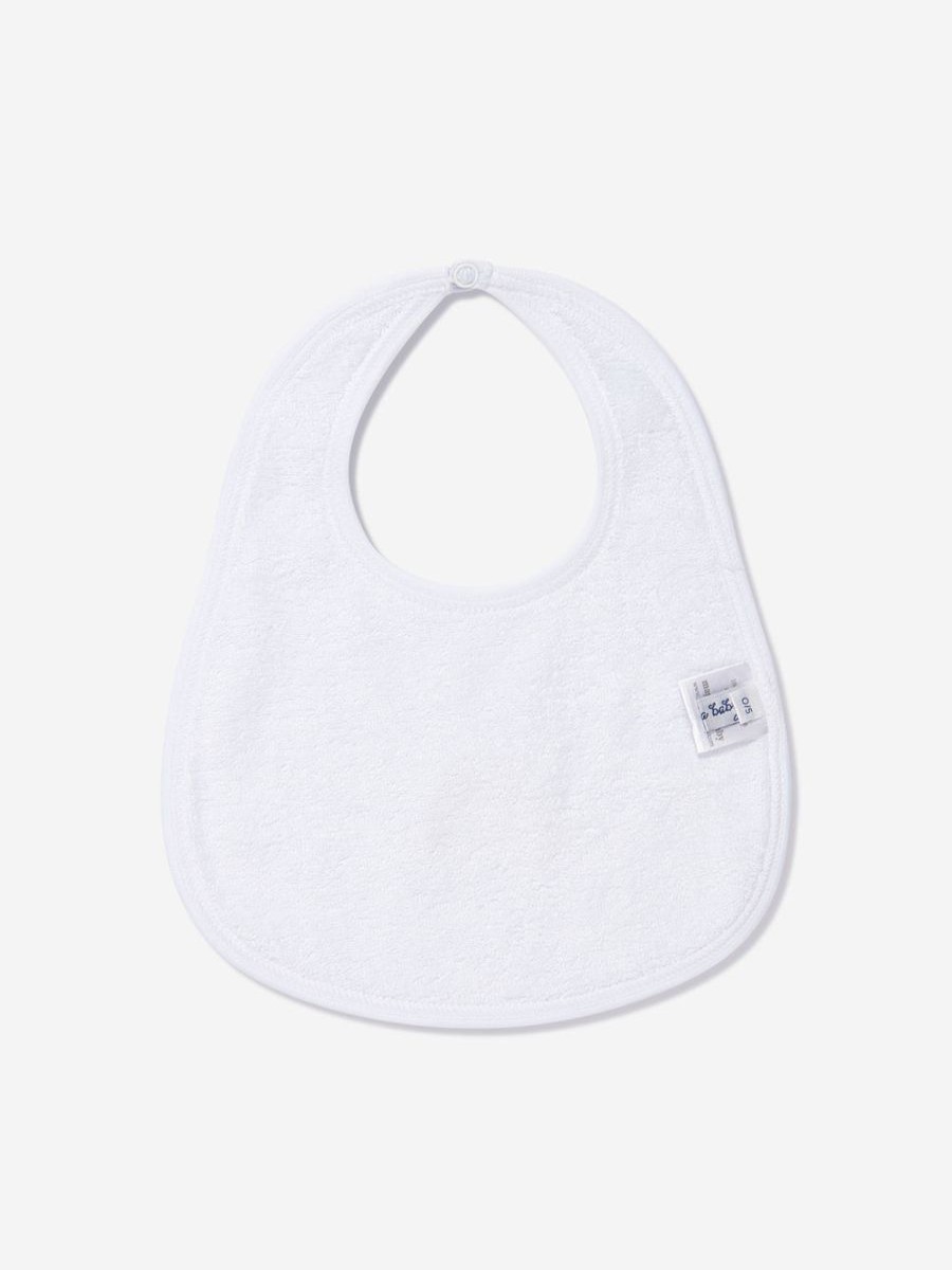 Baby Magnolia Baby Bottles, Dummies & Bibs | Baby Boys Sweet Gingerbread Embroidered Bib In Blue