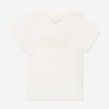 Girls Chloé Tops & T-Shirts | Girls Logo T-Shirt In Ivory