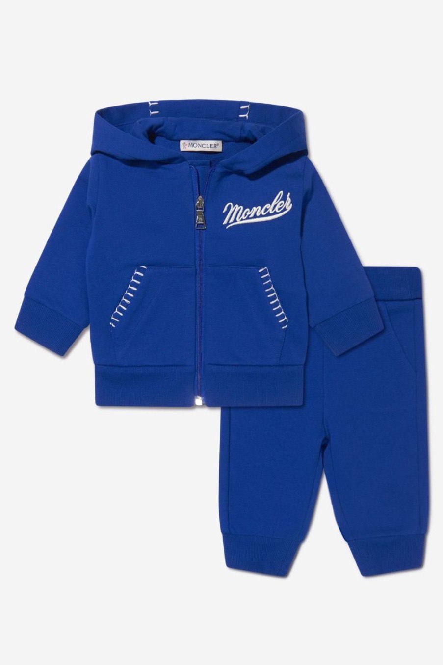 Baby Moncler Enfant Tracksuits | Baby Boys Baseball Tracksuit In Blue