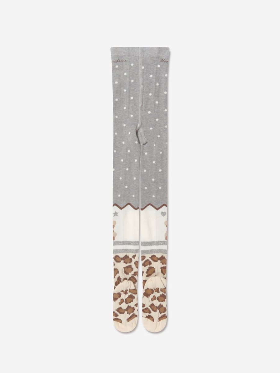 Girls Monnalisa Socks & Tights | Monnalisa - Girls Chip And Dale Tights | Childsplay Clothing