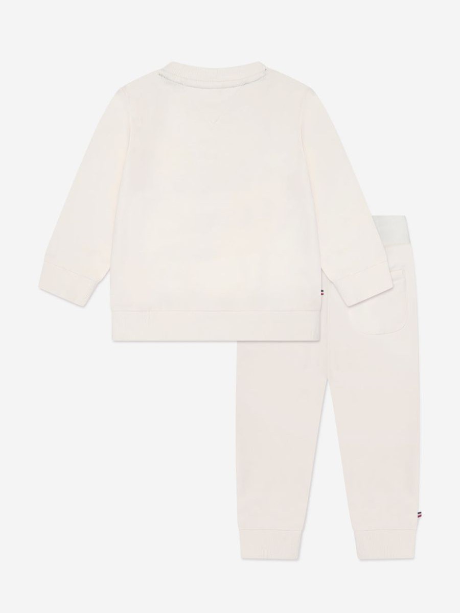 Girls Tommy Hilfiger Tracksuits | Baby Hilfiger Flag Tracksuit In White