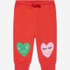 Baby Stella McCartney Kids Sweatpants | Baby Girls Heart Joggers In Red