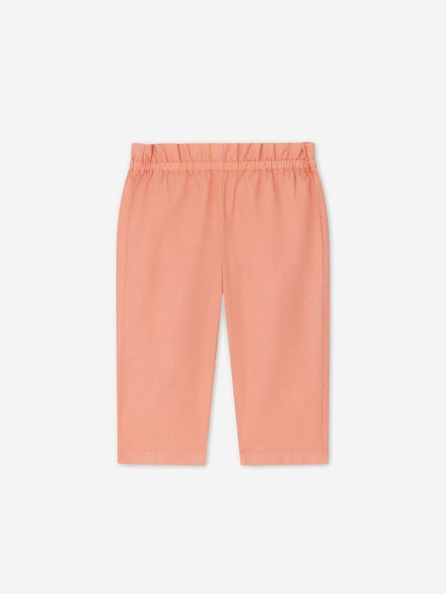 Girls Bonpoint Trousers | Baby Girls Luciole Trousers In Orange