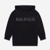 Teen Balmain Sweatshirts & Hoodies | Kids Logo Hoodie In Black