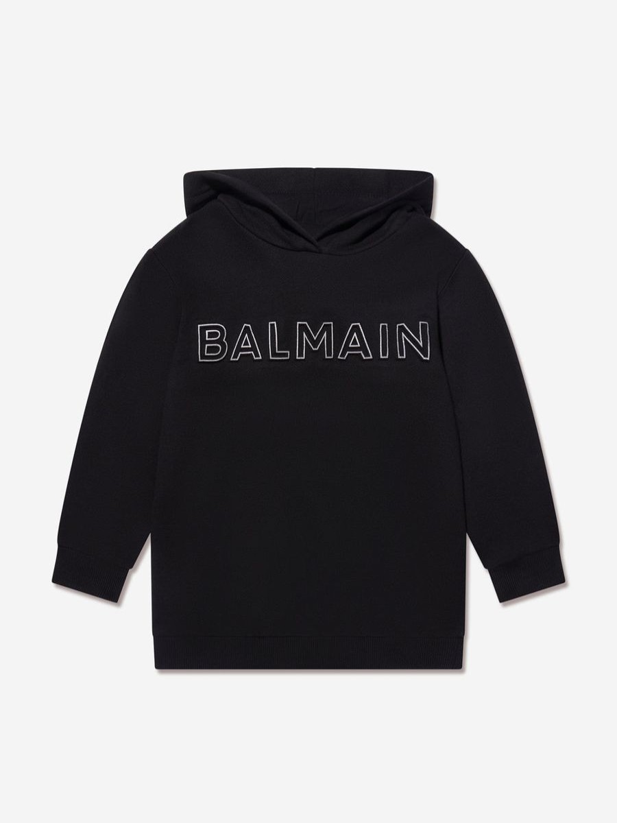 Teen Balmain Sweatshirts & Hoodies | Kids Logo Hoodie In Black