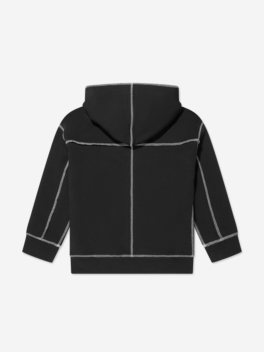 Teen Emporio Armani Shorts | Boys Logo Hoodie In Black