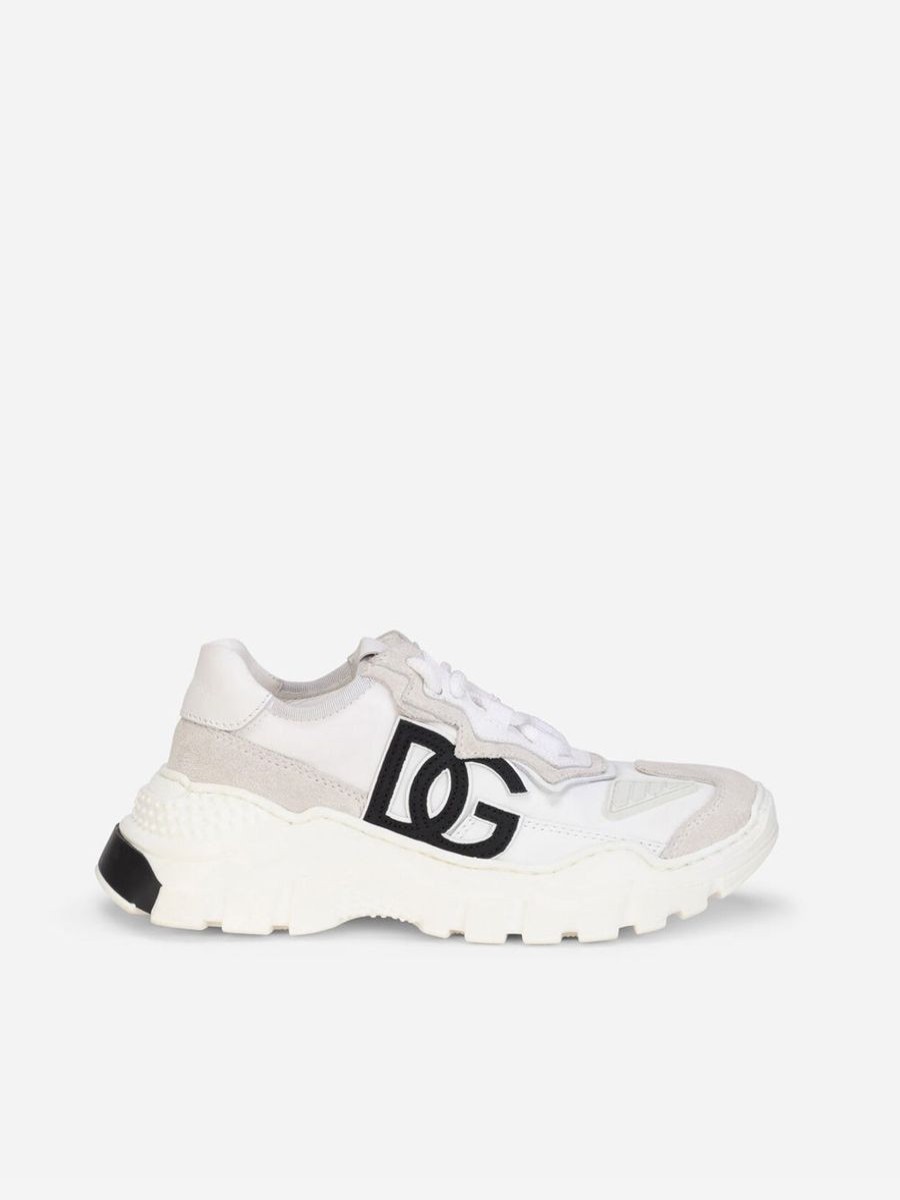 Teen Dolce & Gabbana Kids Footwear | Dolce & Gabbana Kids - Girls Chunky Logo Trainers | Childsplay Clothing