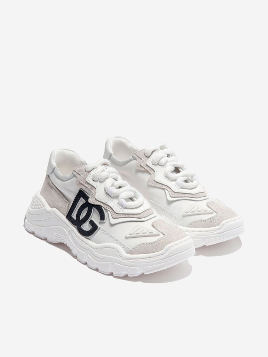 Teen Dolce & Gabbana Kids Footwear | Dolce & Gabbana Kids - Girls Chunky Logo Trainers | Childsplay Clothing