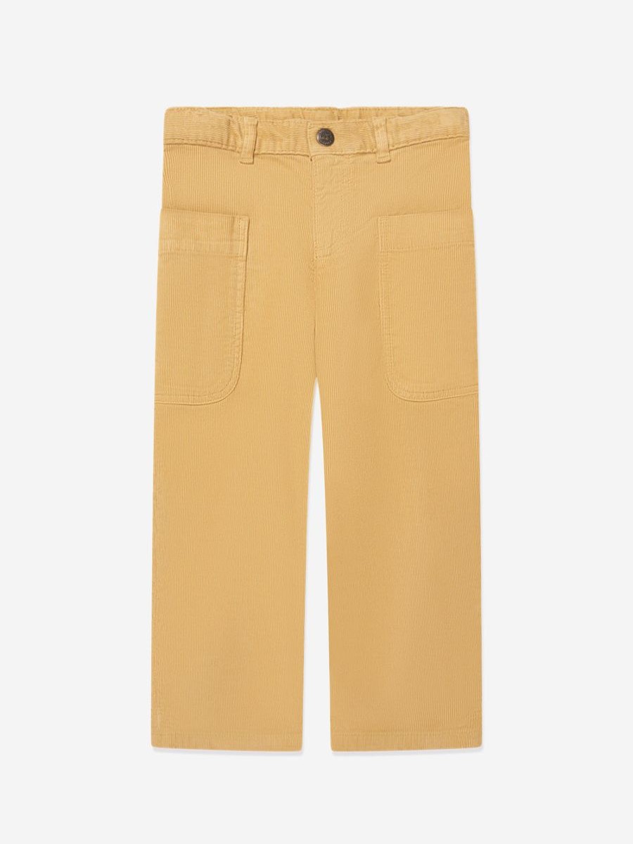 Girls Bonpoint Trousers | Girls Looping Trousers In Yellow