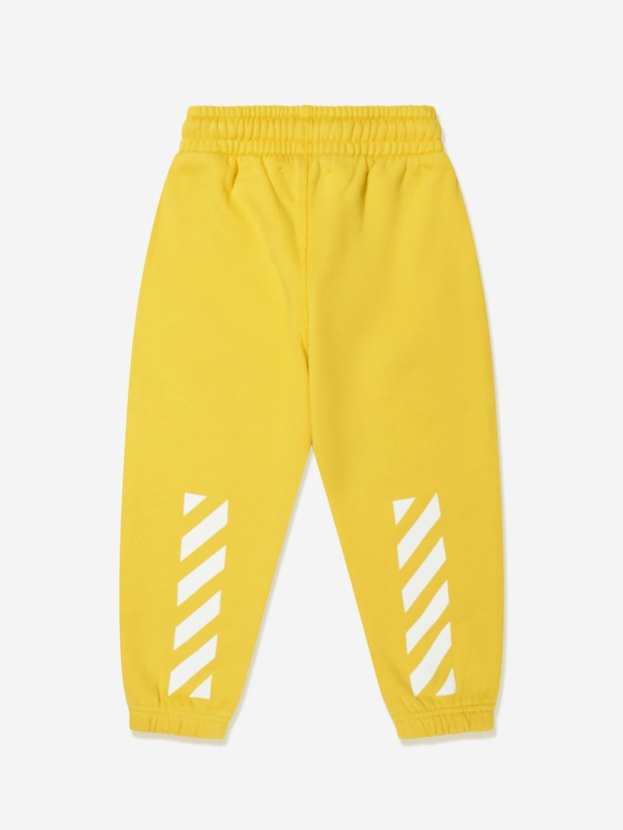 Teen Off-White Shorts | Boys Bookish Diag Joggers In Yellow