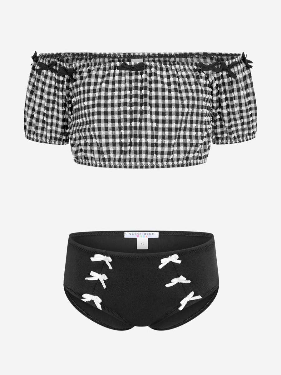 Teen Nessi Byrd Swimwear | Girls Bikini - Gingham Bikini