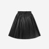 Girls MM6 Maison Margiela Skirts | Mm6 Maison Margiela - Kids Faux Leather Pleated Skirt | Childsplay Clothing