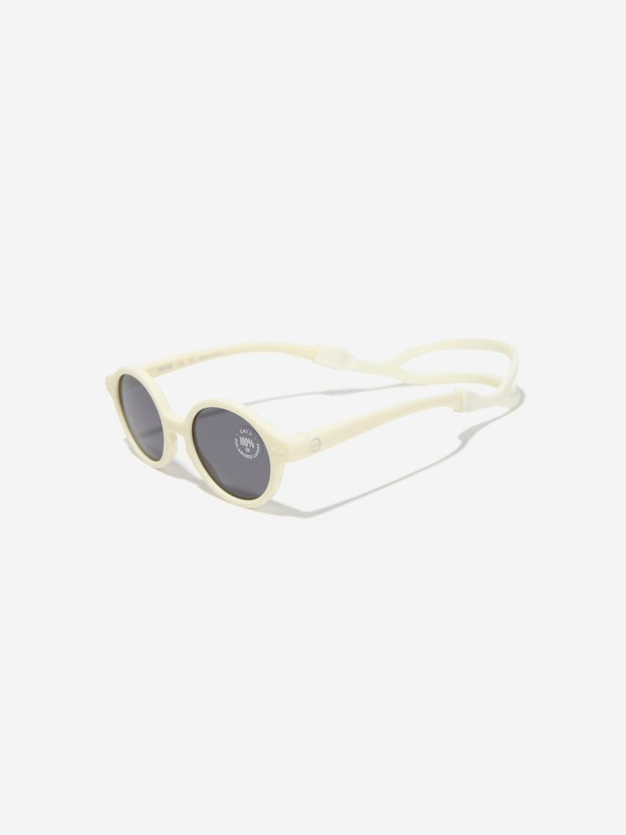 Girls Izipizi Sunglasses | Kids Iconic Mini Sunglasses In White