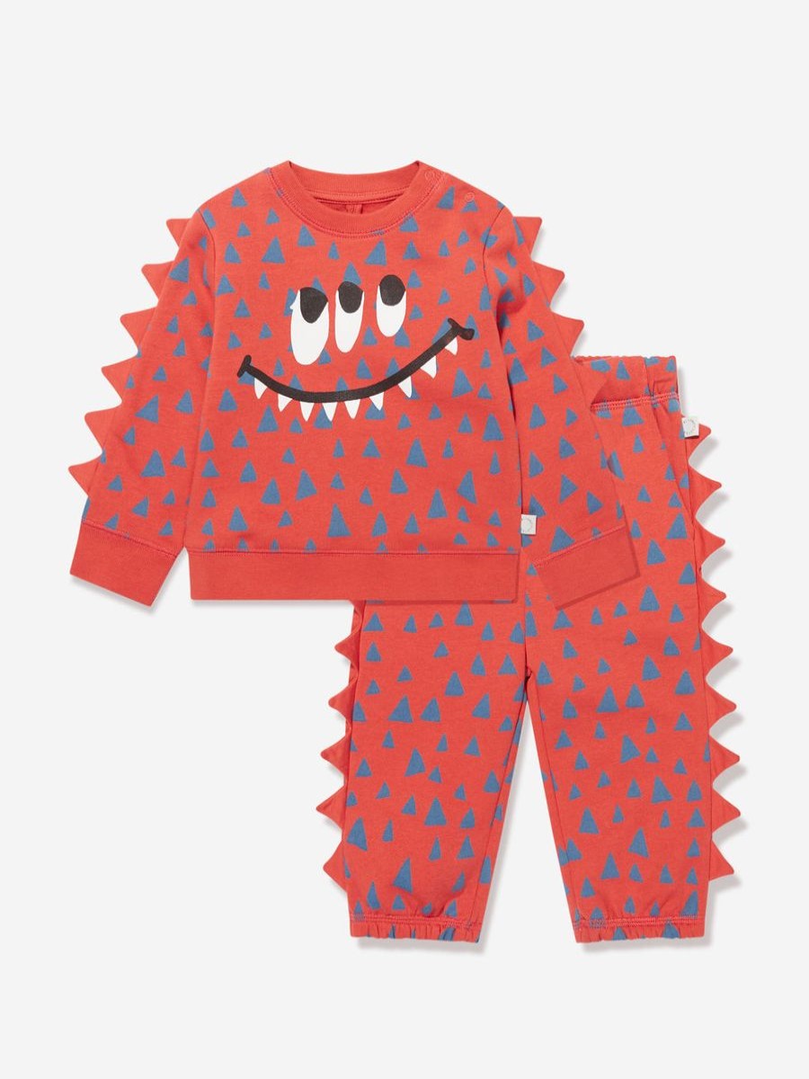 Baby Stella McCartney Kids Tracksuits | Baby Boys Monster Tracksuit In Red