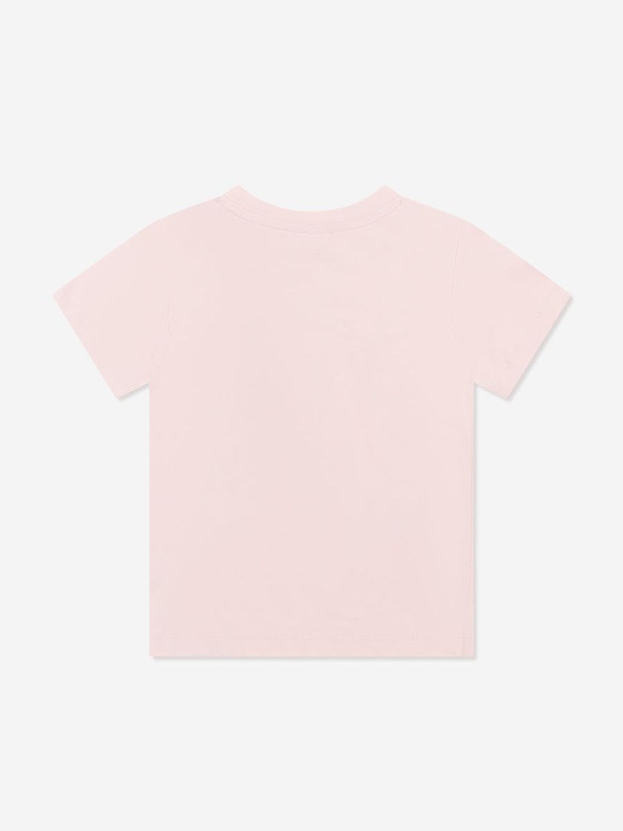 Teen Stella McCartney Kids Sweatshirts & Hoodies | Girls Logo Print T-Shirt In Pink