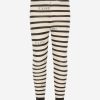 Girls Mini Rodini Trousers | Mini Rodini Kids Cotton Striped Leggings